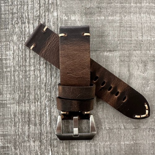 26mm vintage braunes leder - vintage,