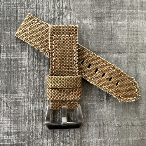 24mm brown ausgefranste leinen - brown,